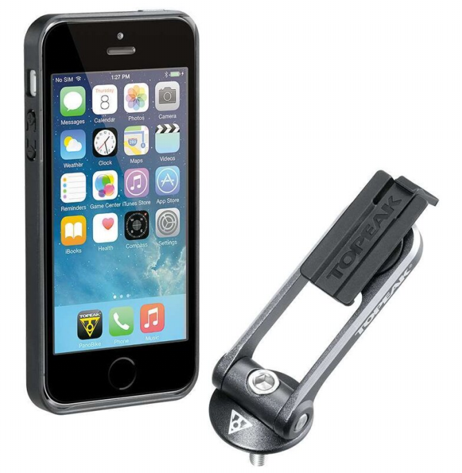 obal na mobil TOPEAK RIDECASE pro iPhone 5, 5s, SE černý