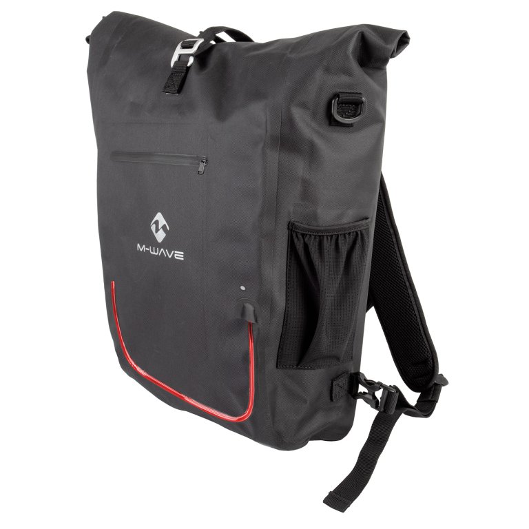 brašna M-Wave Downtown RideBag 2v1 Evident reflex černá