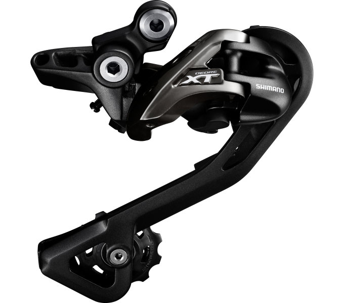 měnič MTB 10k Shimano T8000 černý dlouhé vodítko original balení