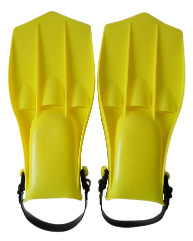 ploutve nazouvací Bestway žluté vel. 41-46