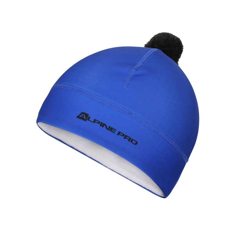čepice ALPINE PRO ABERE funkční s bambulí fialová