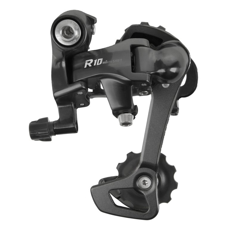 měnič MTB 9/10k microSHIFT R10 černý dlouhé vodítko