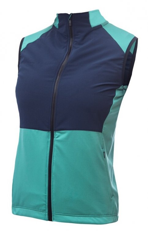 vesta dámská SENSOR COOLMAX THERMO tyrkysová/tm. modrá