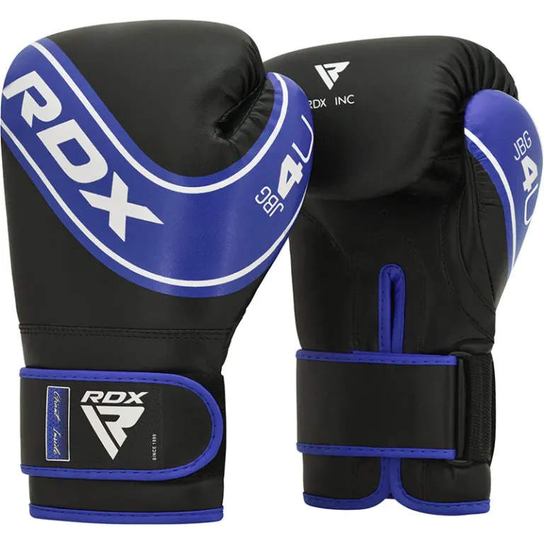 boxerské rukavice RDX 4B ROBO dětské modro černé