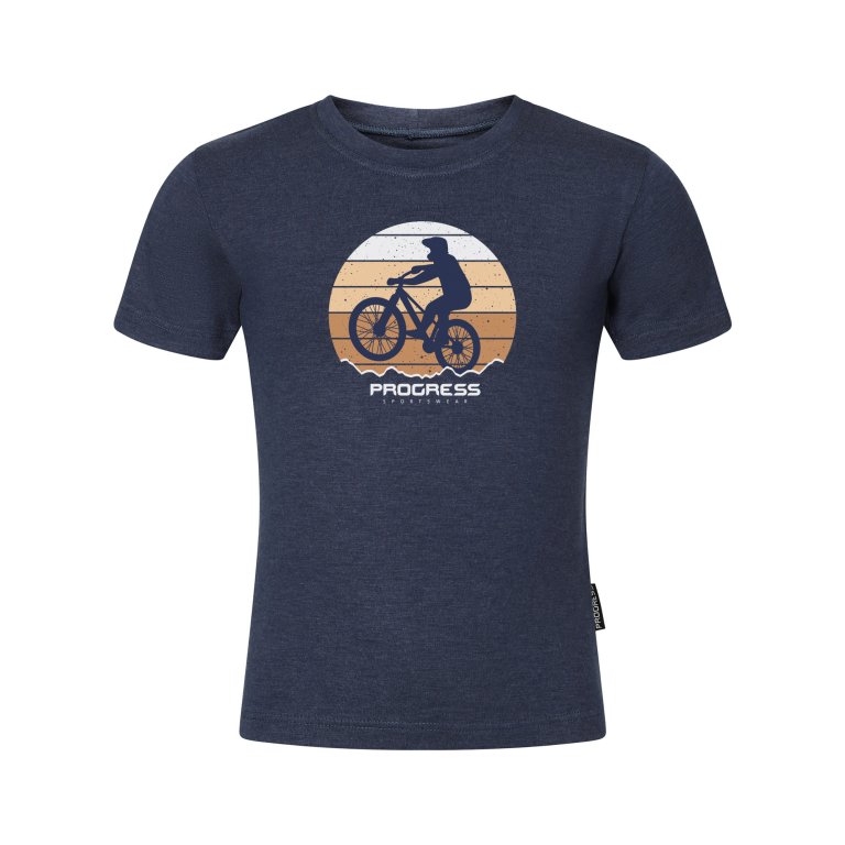 triko krátké dětské Progress AROMATICO BIKER tm.modré