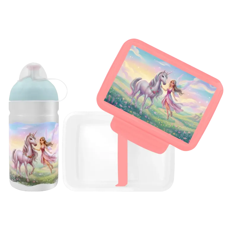 set R&B box a lahev Kouzelný jednorožec 500ml