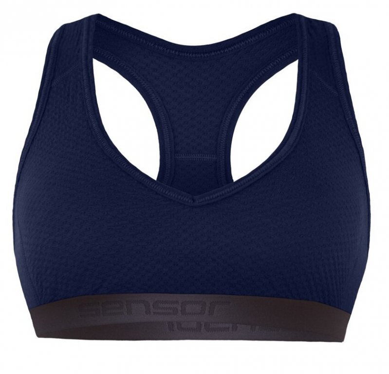 podprsenka SENSOR MERINO DOUBLE FACE deep blue