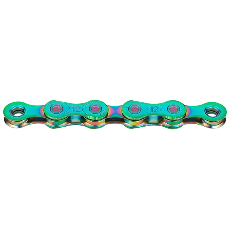 řetěz KMC X12 WAXED aurora green 126čl. BOX