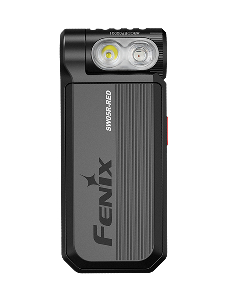svítilna Fenix SW05R-RED nabíjecí černá