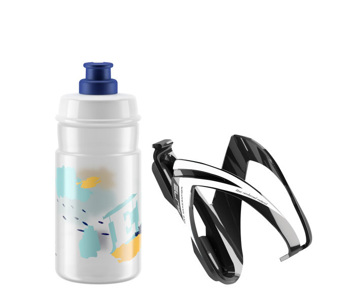set ELITE KIT CEO Jet 350 ml + košík čirá/modrá