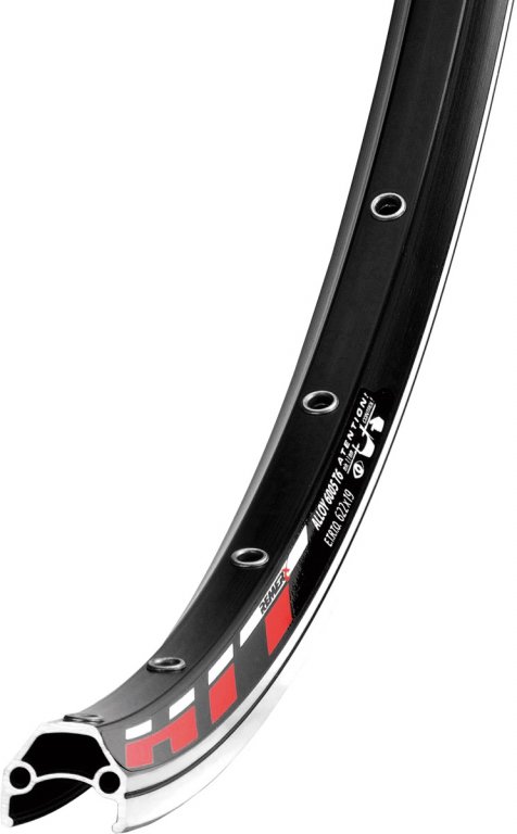 ráfek REMERX HIT 21 V-brake 584x21 32děr černý nýt