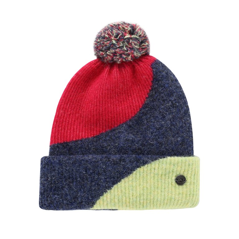 čepice ALPINE PRO MOBE zimní s bambulí růžová