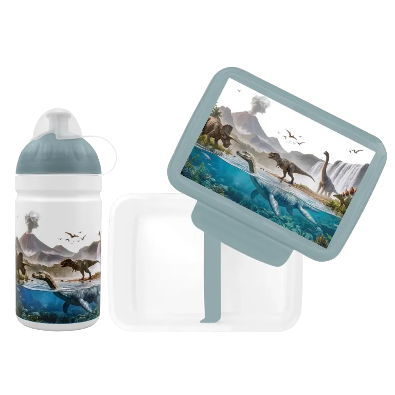 set R&B box a lahev Dinosauří svět 500ml