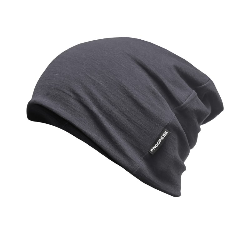 čepice Progress FREEBEANIE merino černý melír