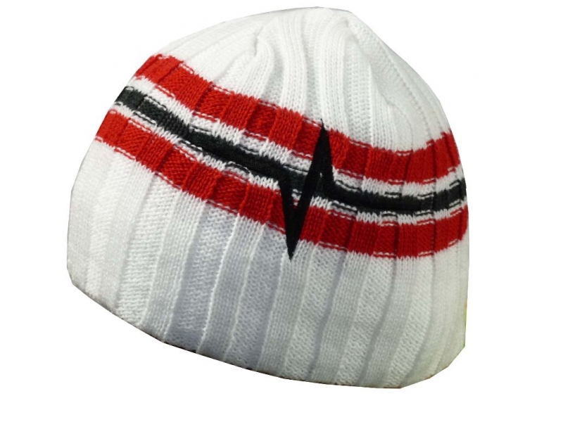 čepice HAVEN Beanie bílo/červená