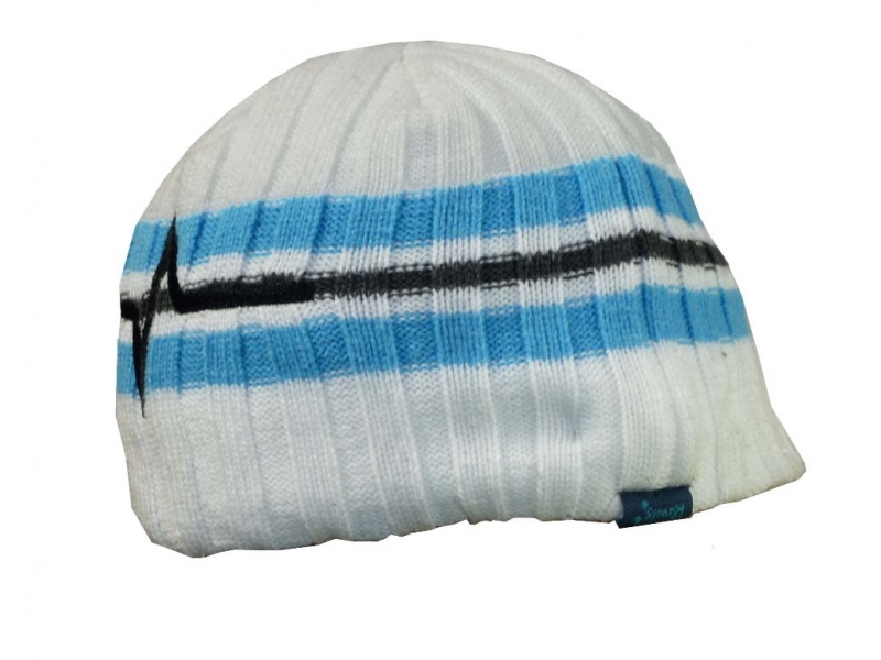 čepice HAVEN Beanie bílo/modrá